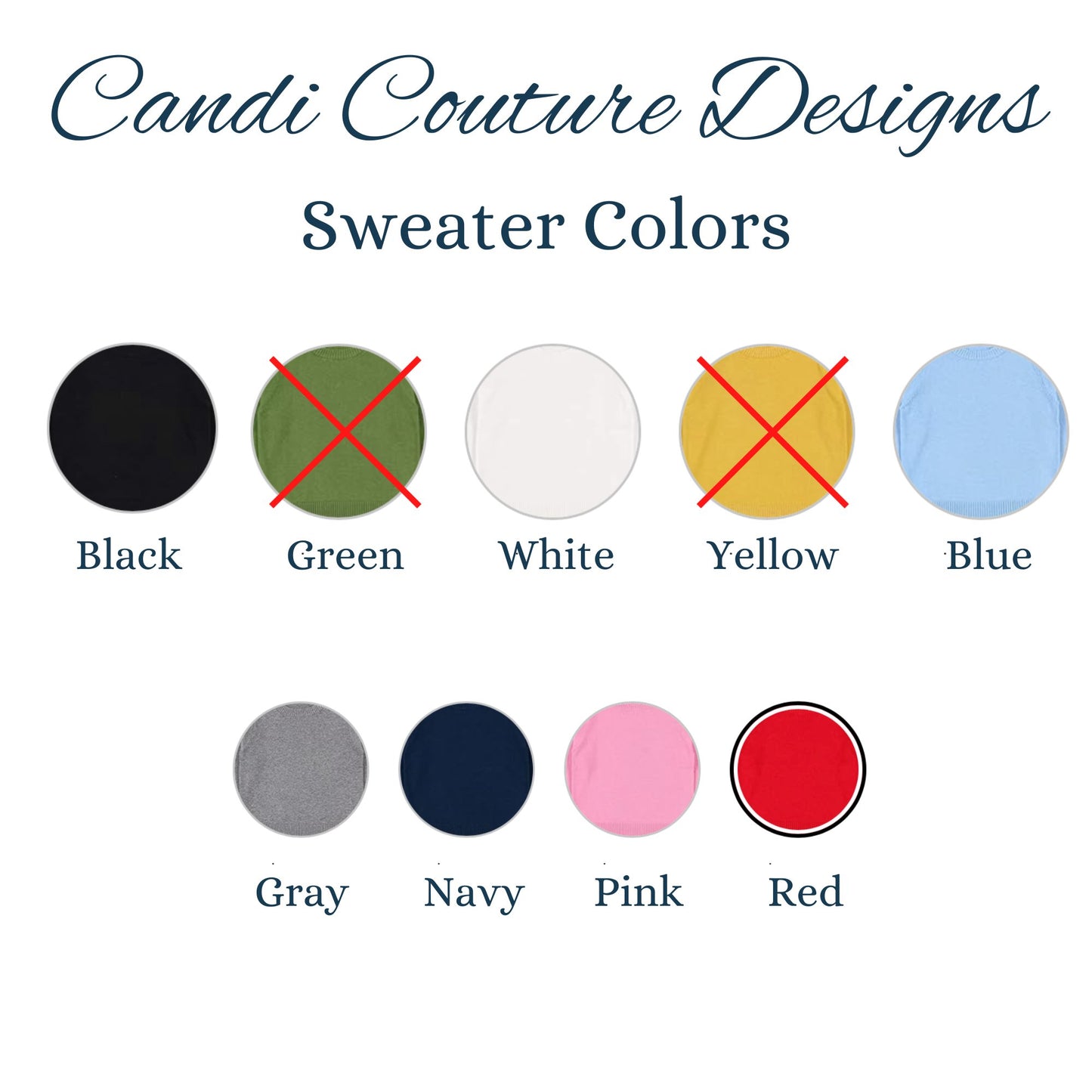 Custom School Grade Embroidered Sweater | Available in Any Grade and Multiple Colors - Candicouturedesigns