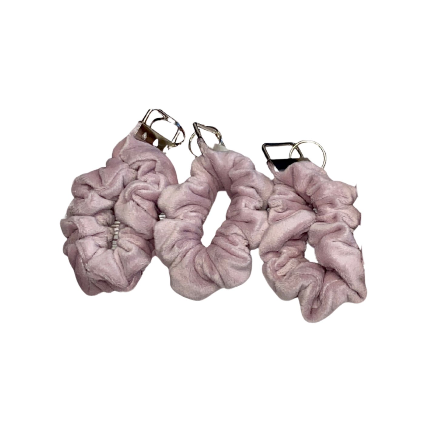 Personalized Plush Velour Scrunchie Keychain: Customizable Trendy Key Holder – Stylish Velvet Key Accessory - Candicouturedesigns
