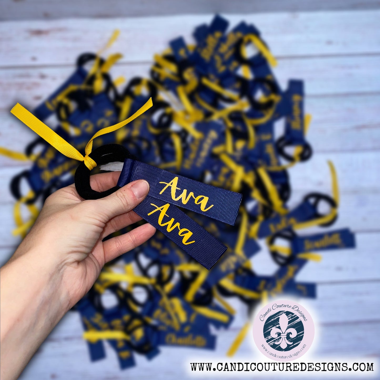 Personalized Pom Tags for Cheerleaders and Dance Teams - Candicouturedesigns