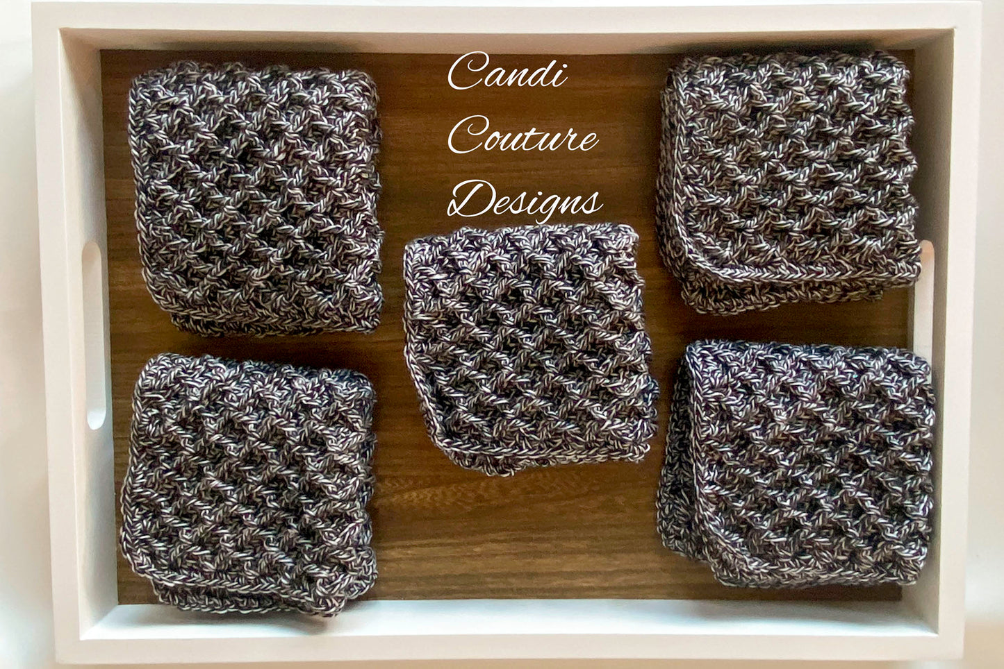 Diagonal Waffle Dishcloth Crochet Pattern PDF | Instant Download | Beginner Friendly
