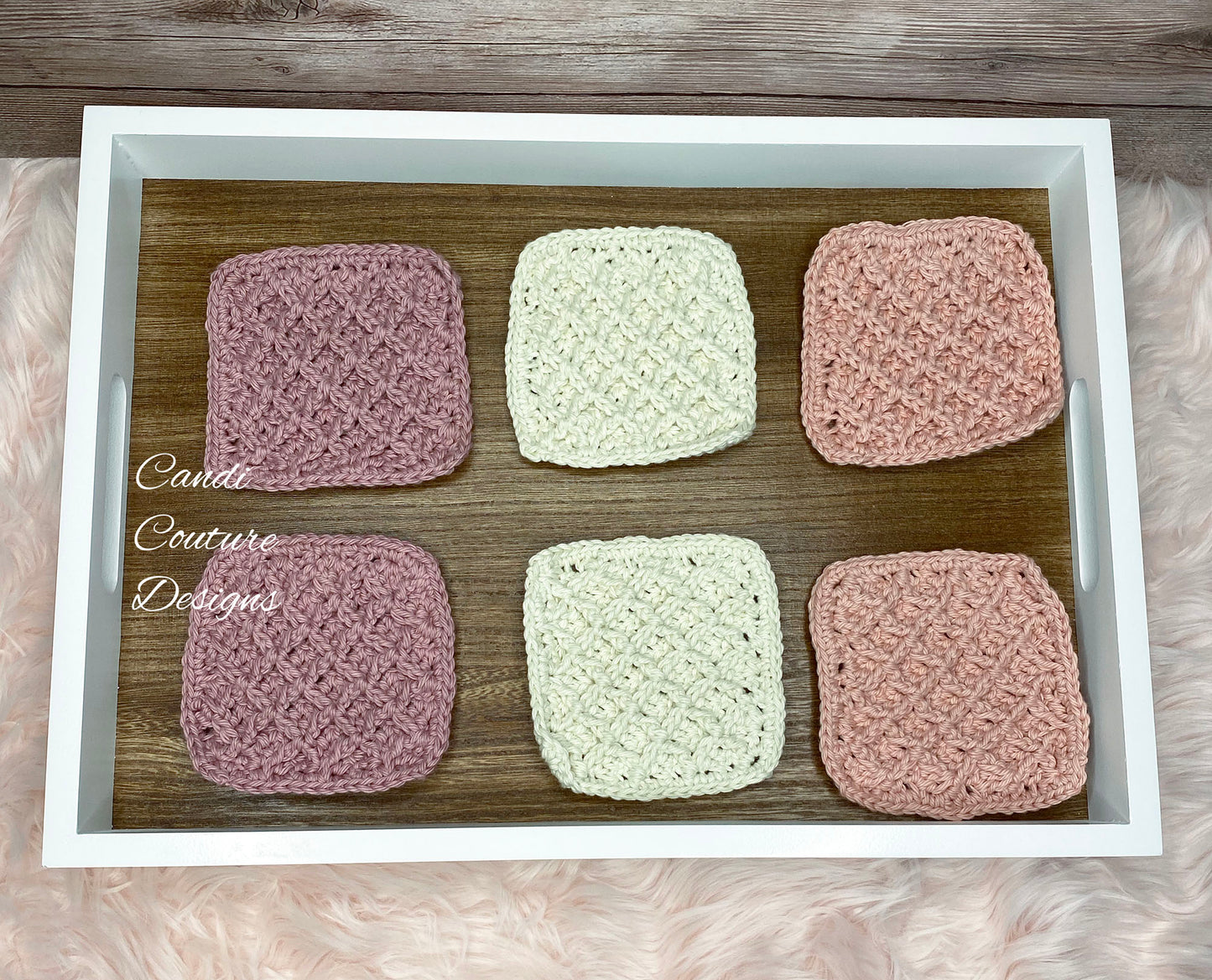 Diagonal Waffle Dishcloth Crochet Pattern PDF | Instant Download | Beginner Friendly