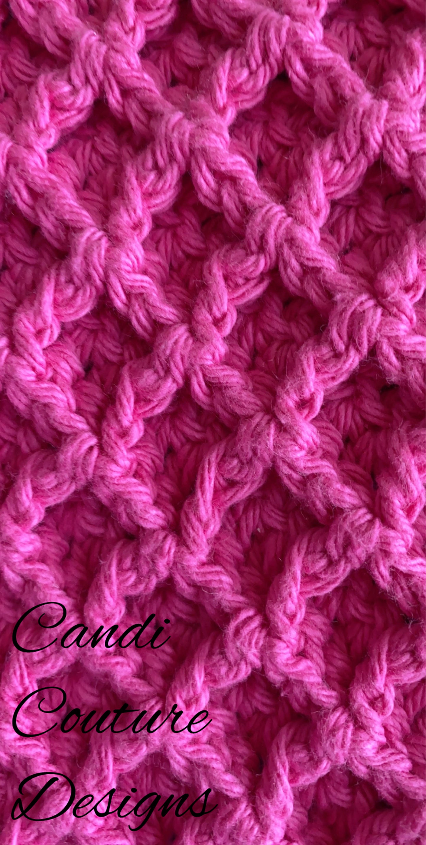 Diagonal Waffle Dishcloth Crochet Pattern PDF | Instant Download | Beginner Friendly