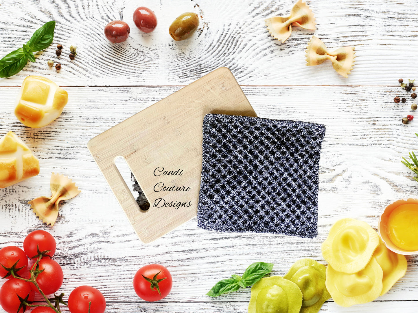 Diagonal Waffle Dishcloth Crochet Pattern PDF | Instant Download | Beginner Friendly