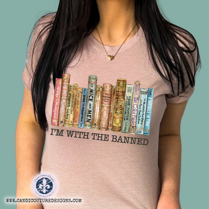 Banned Books Graphic Tee for Book Lovers | Celebrate Intellectual Freedom with Bold Design & Comfortable Fit