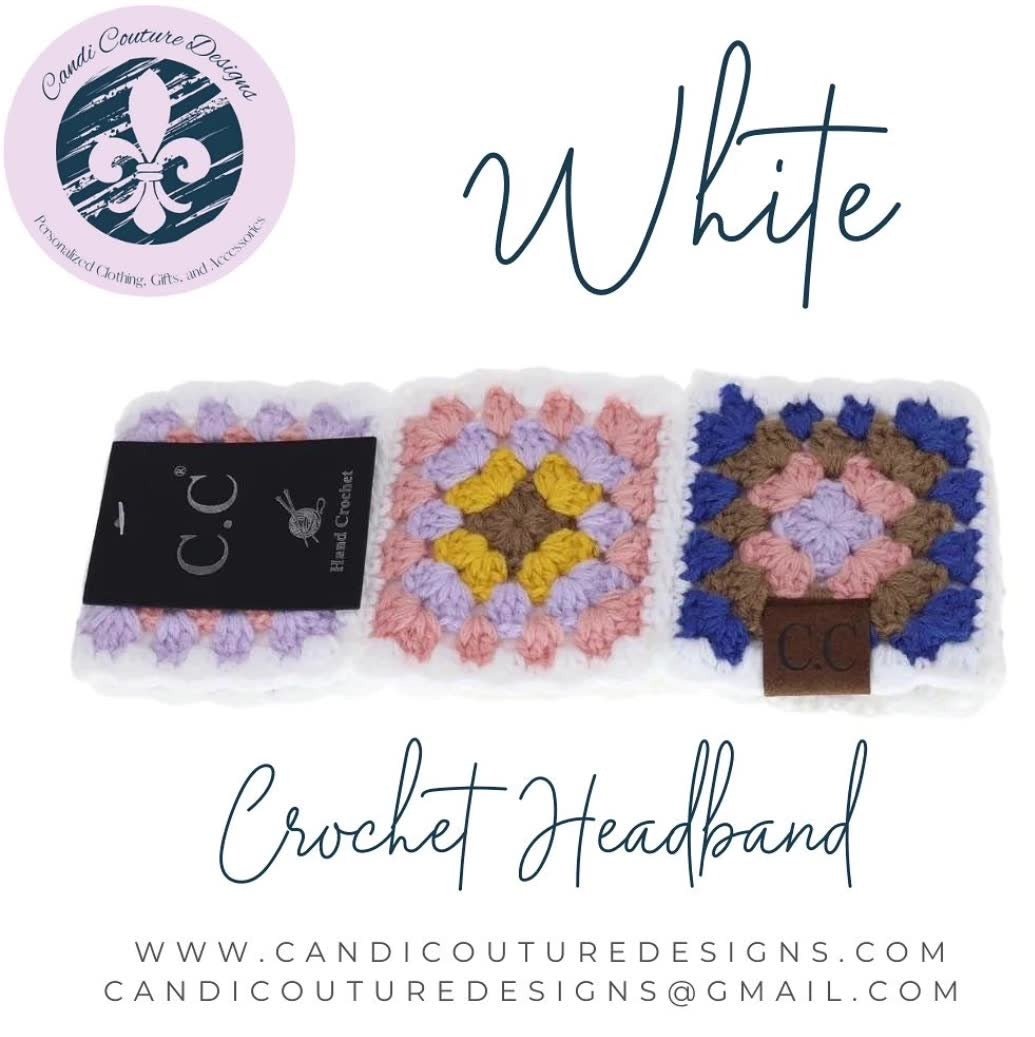 C.C Fuzzy Lined Crochet Head Wrap | Winter Ear Warmer Headband | Ready to Ship - Candicouturedesigns