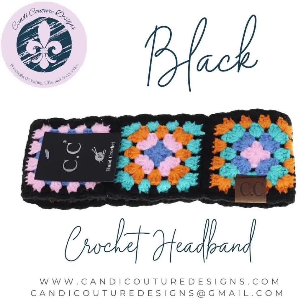 C.C Fuzzy Lined Crochet Head Wrap | Winter Ear Warmer Headband | Ready to Ship - Candicouturedesigns
