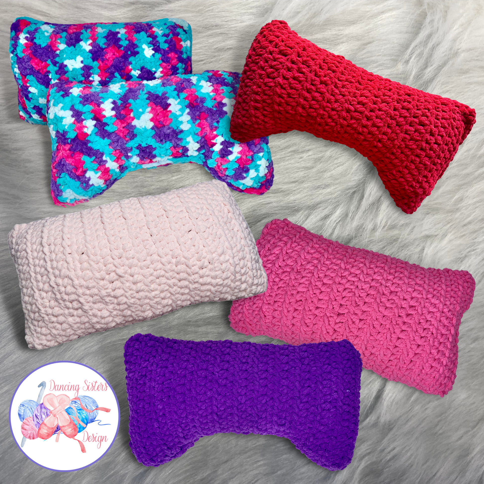 Comfy Cozy Travel Curved Neck Pillow Crochet Pattern PDF | Instant Download - Candicouturedesigns