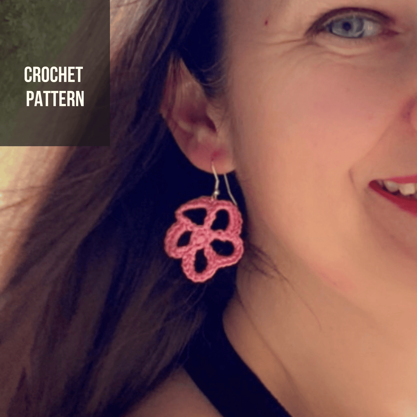 Flower Blossom Earrings Crochet Pattern PDF | Instant Download | Beginner Friendly - Candicouturedesigns