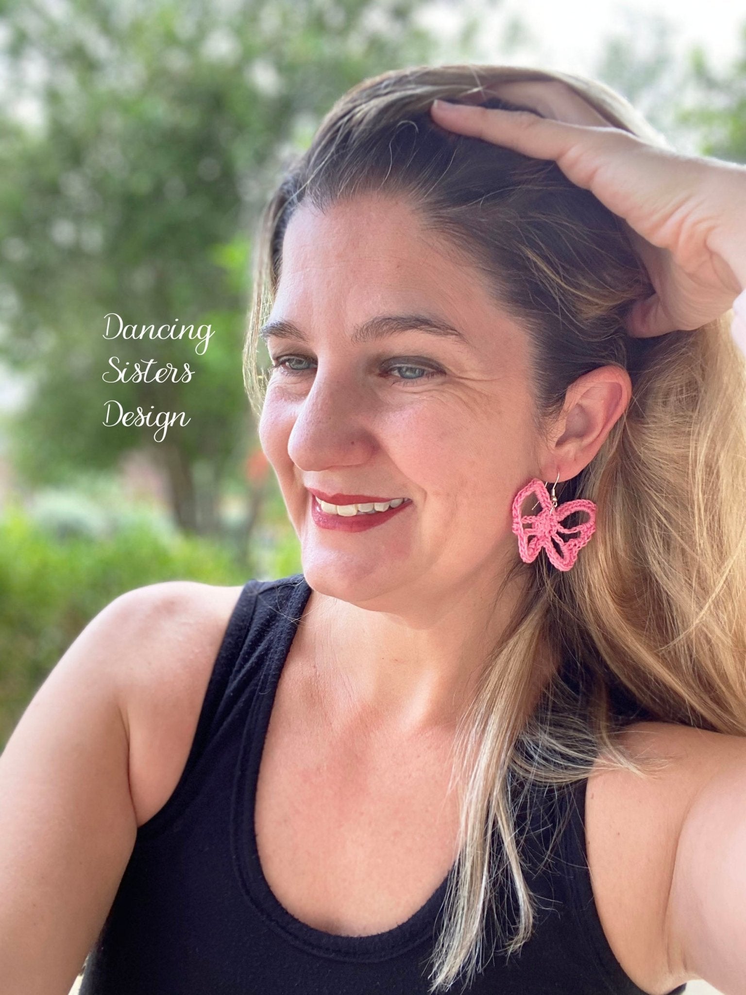 Papillon Earrings Crochet Pattern PDF | Instant Download | Beginner Friendly - Candicouturedesigns