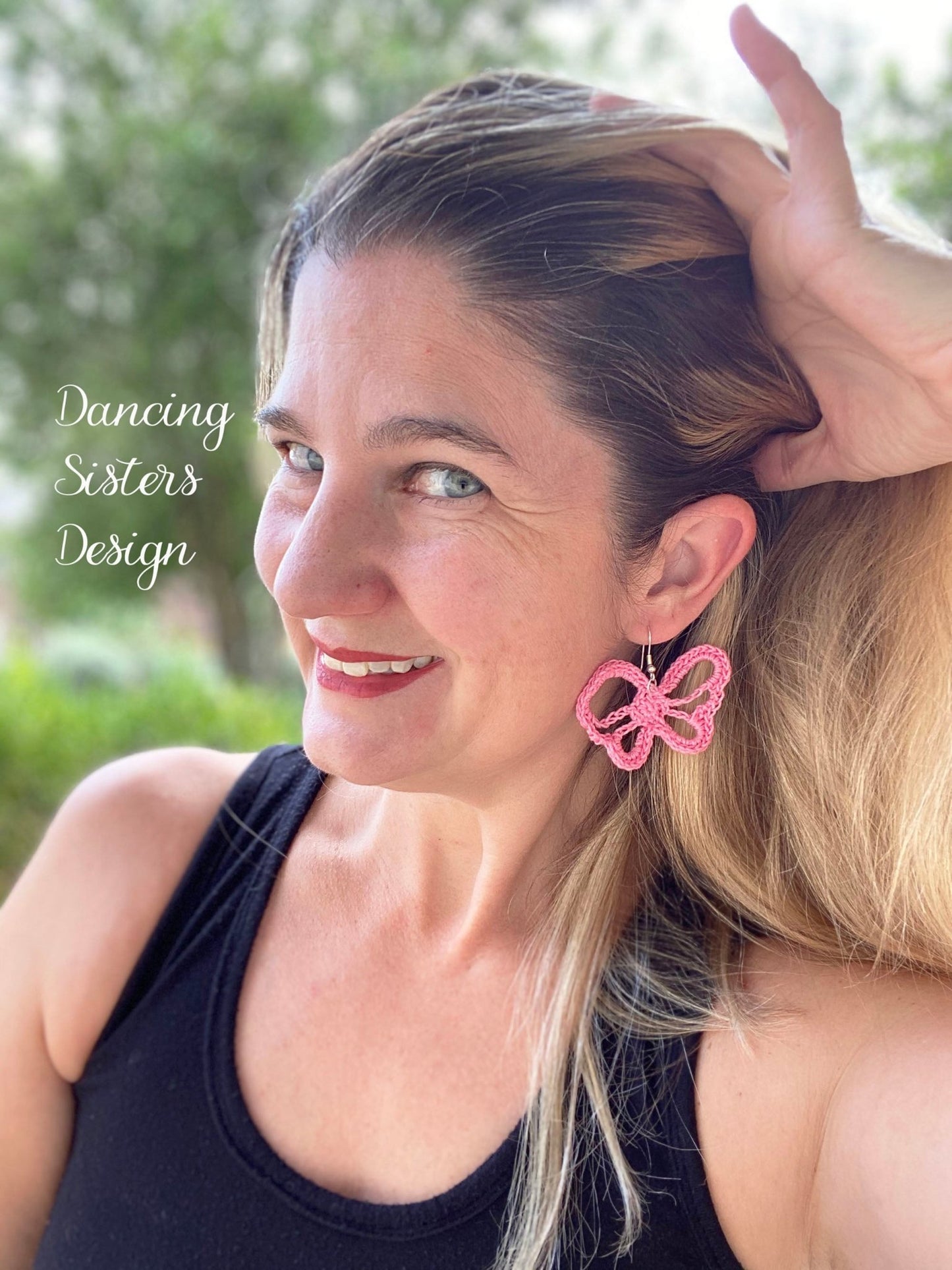 Papillon Earrings Crochet Pattern PDF | Instant Download | Beginner Friendly - Candicouturedesigns
