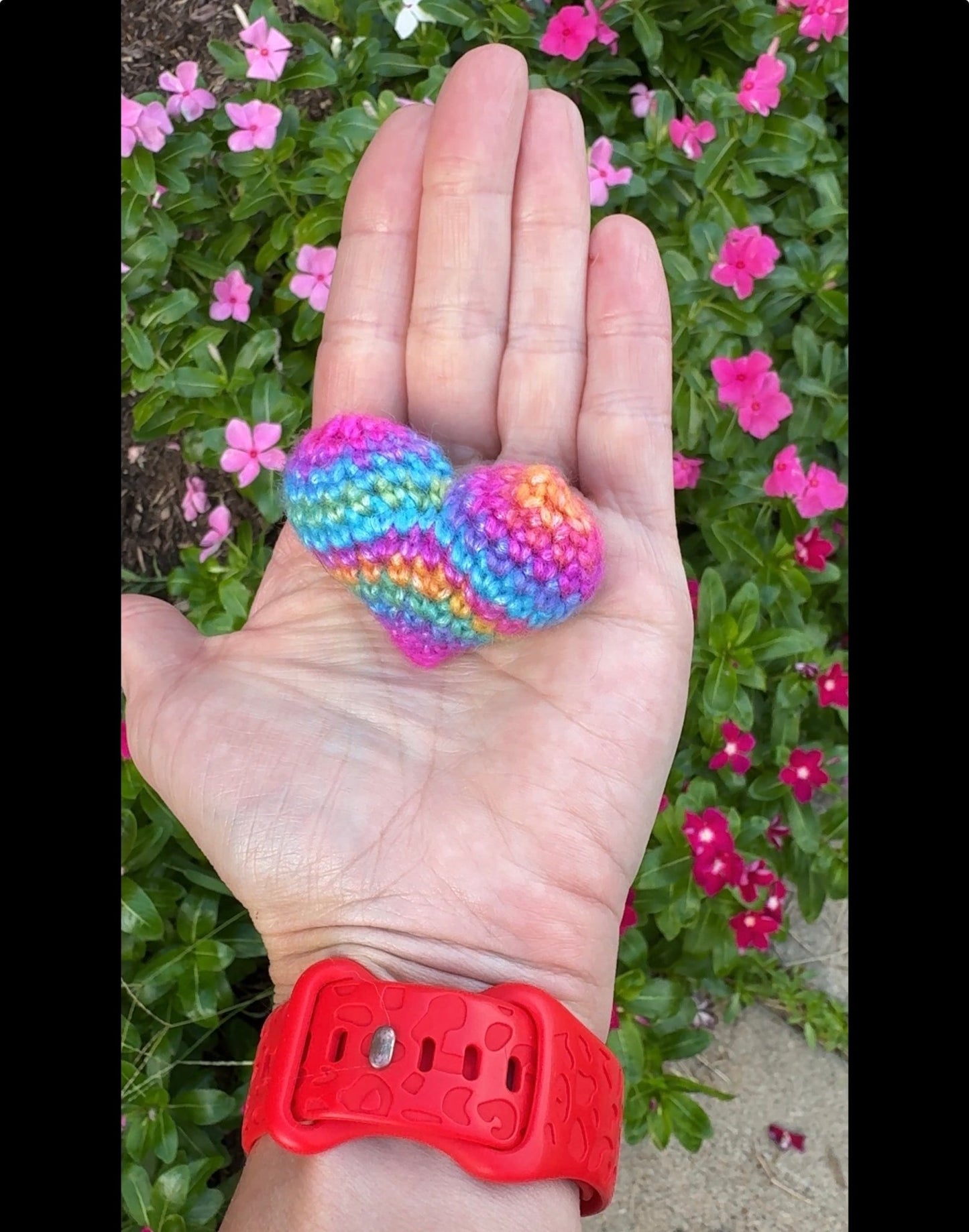 Pocket Hug From Above – Handmade Crochet Heart, Memorial Keepsake, Grief Support Gift - Candicouturedesigns