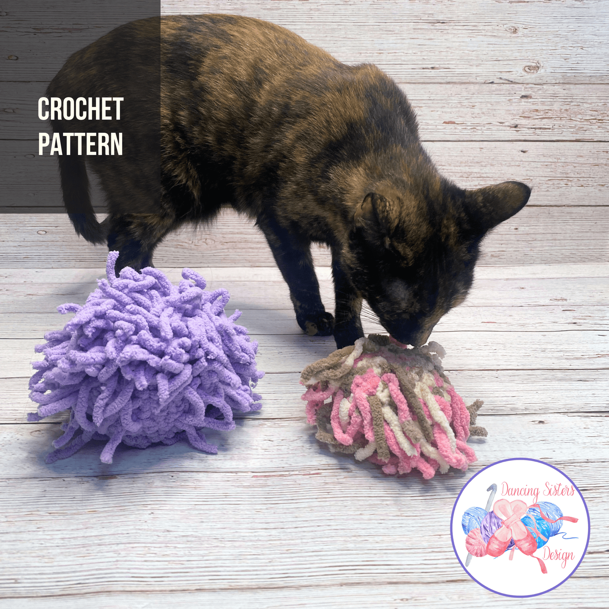Purrfectly Plush Catnip Toy Crochet Pattern PDF | Instant Download | Beginner Friendly - Candicouturedesigns