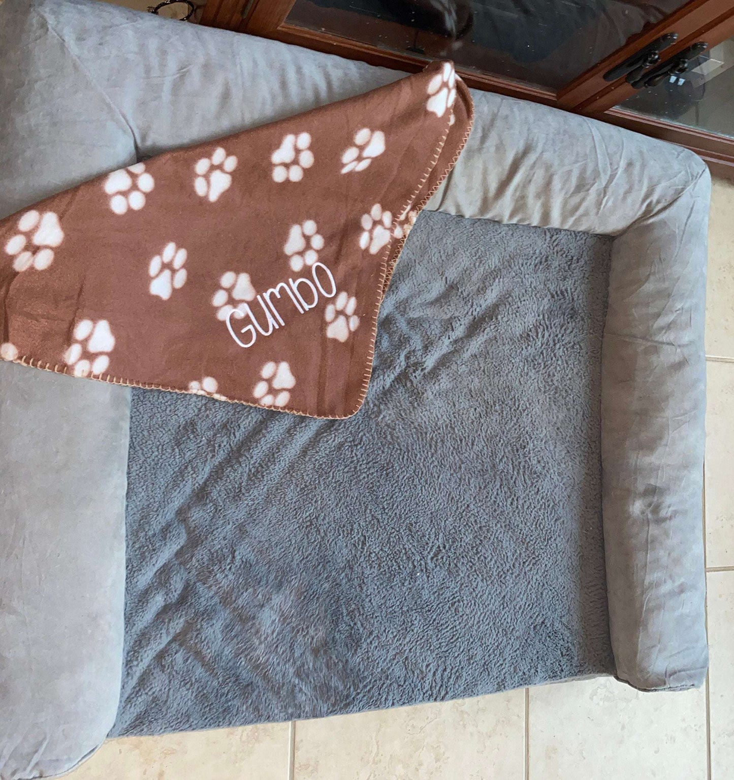 Personalized Pet Blanket,  Monogrammed Pet Blanket