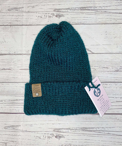 Personalized Alpaca Knit Beanie, Custom Name Winter Hat, Embroidered Alpaca Beanie, Monogrammed Winter Cap, Alpaca Wool Beanie