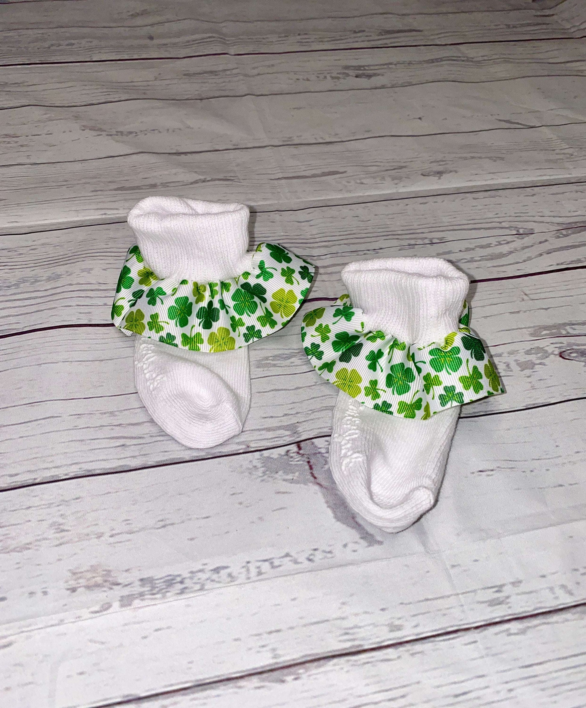 St. Patrick's Day Ruffle Socks