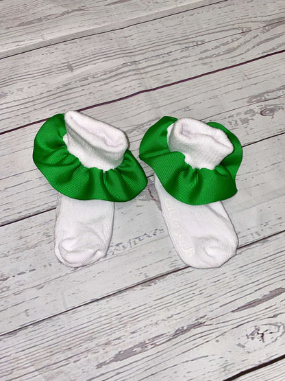 St. Patrick's Day Ruffle Socks