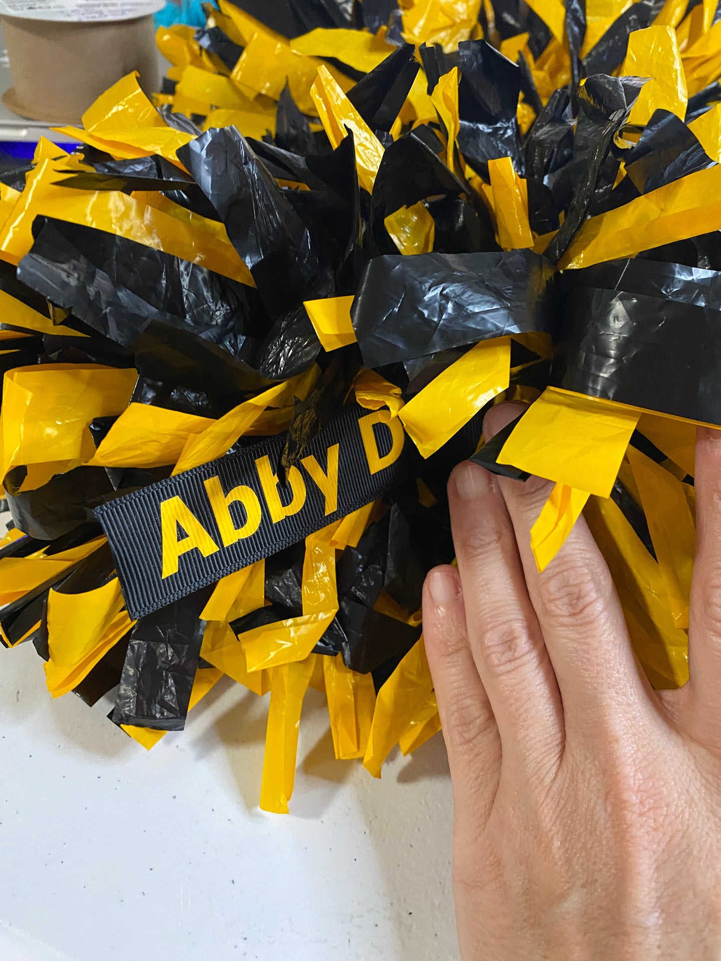 Personalized luggage tags for cheerleading and sports teams
