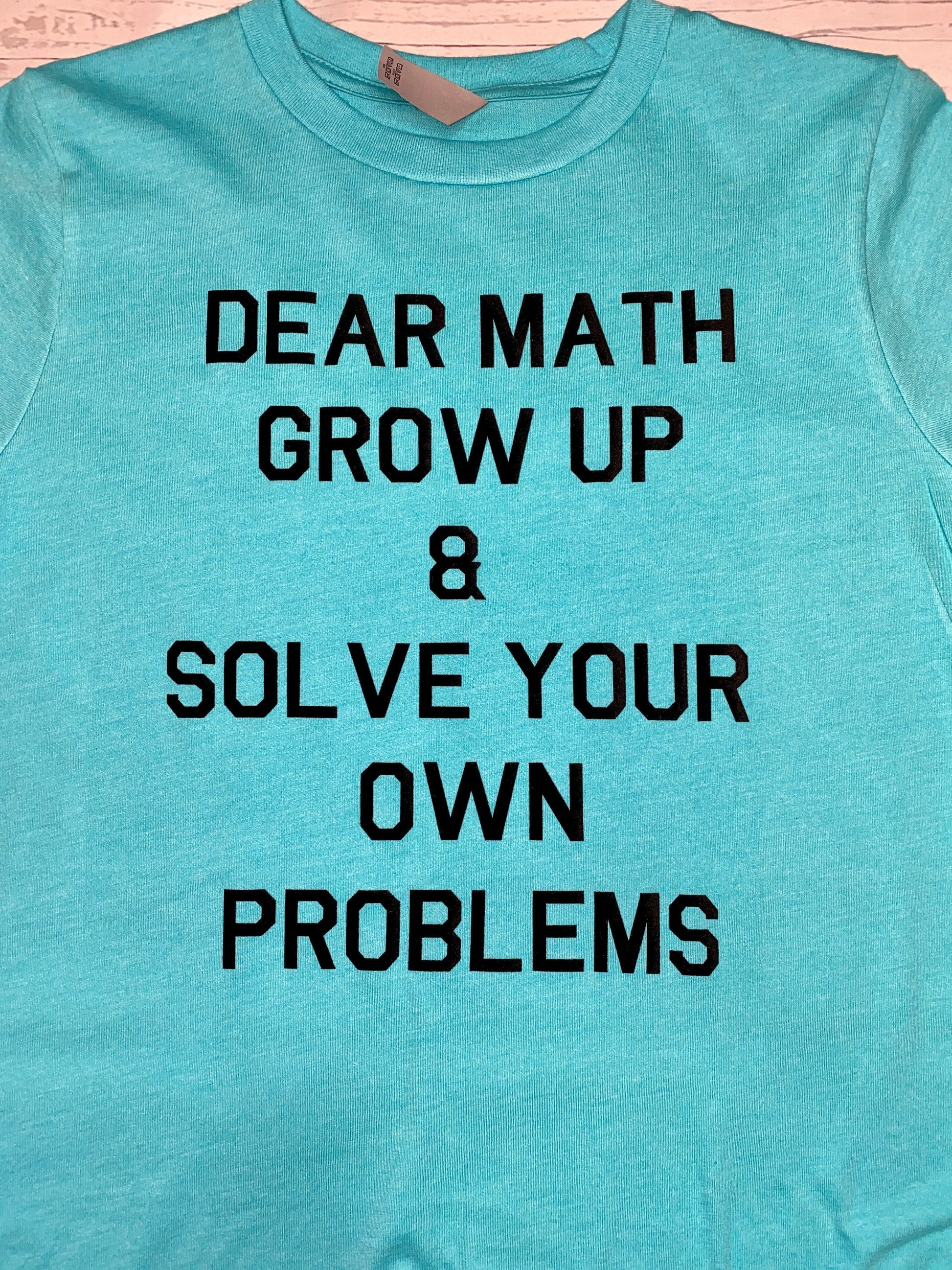 Funny Math Shirt, Unisex Back to School Shirt, Teacher Shirt, Math Lover Gift, Math Lover Tee, Funny Pun Shirt, Math Teacher Gift, Dear Math