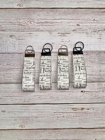 Coffee Lover Keychain, Faux Leather Key Fob, Vacation Flight Tag for Luggage, Wristlet for Clutch, Gift for Her, Bag Tag, Zipper Pull
