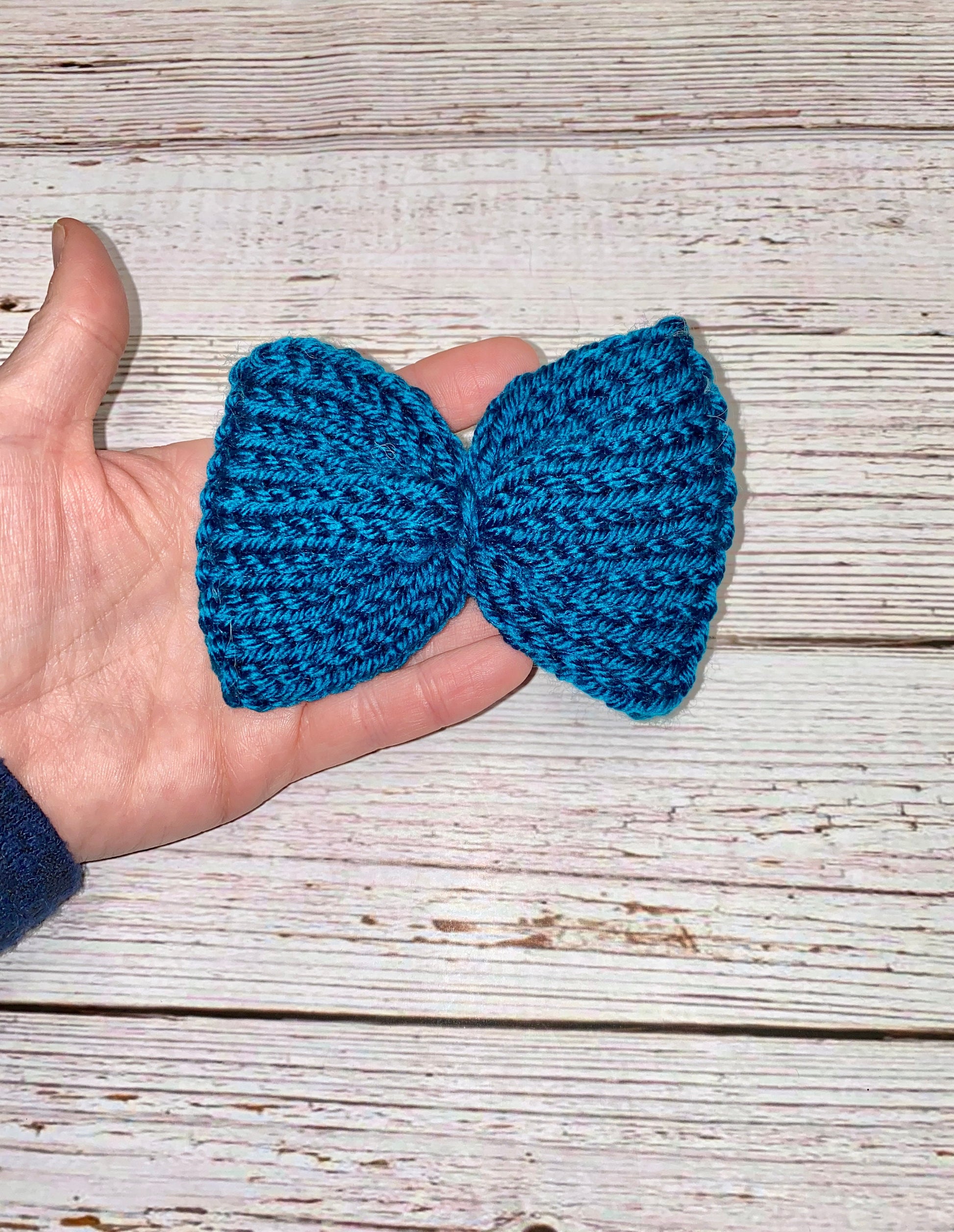 Knitted Hair Bow Clip, Knitted Hair Tie Bow, Soft Knitted Hair Accessory Bow, Knit Bow Barrette, Chic Knitted Bow Ponytail Holder,